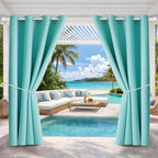 DIVA EN CAMINO DEC Outdoor Patio Curtain Waterproof Darkening Thermal Insulated by DivaenCamino