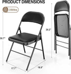 VINGLI 10 Pack Folding Chairs - Image 3
