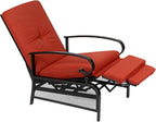 Incbruce Outdoor Lounge Chair Patio Furniture Adjustable Recliner - Image 4