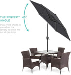 Best Choice Products 7.5ft Heavy-Duty Round Outdoor Market Table Patio Umbrella - Image 2