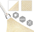 Patio Paradise 22' x 22' x 22' Sun Shade Sail Triangle Canopy Shade Cloth - Image 3