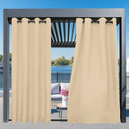 Easy-Going Outdoor Curtains for Patio 1 Panel, 54x96 inch, Weatherproof Privacy - Image 3