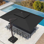 Deconk 10' X 13' Patio Cantilever Outdoor Umbrella - Image 3