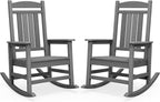 SERWALL Outdoor Rocking Chair Set of 2, Patio Rocking Chair, Porch Rocker by SERWALL