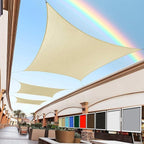 Royal Shade 14' x 15' Custom Size Beige Rectangle Sunshade Sail by RoyalShade