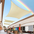 Royal Shade 19' x 24' Custom Size Beige Rectangle Sunshade Sail by RoyalShade