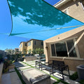 Sun Shade Sail 10'x15'x18' Turquoise Blue Triangle Custom Size | 95% UV Block by SUNLAX