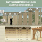 Waterproof Outdoor Curtain W84 x L84 - Image 3