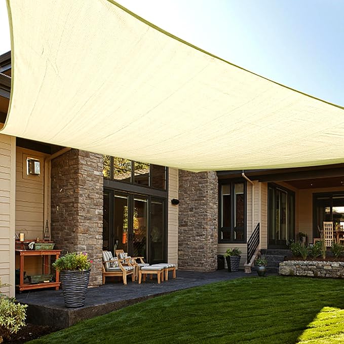 LOVE STORY Custom Size 8' x 8' Sun Shade Sail by LOVESTORY