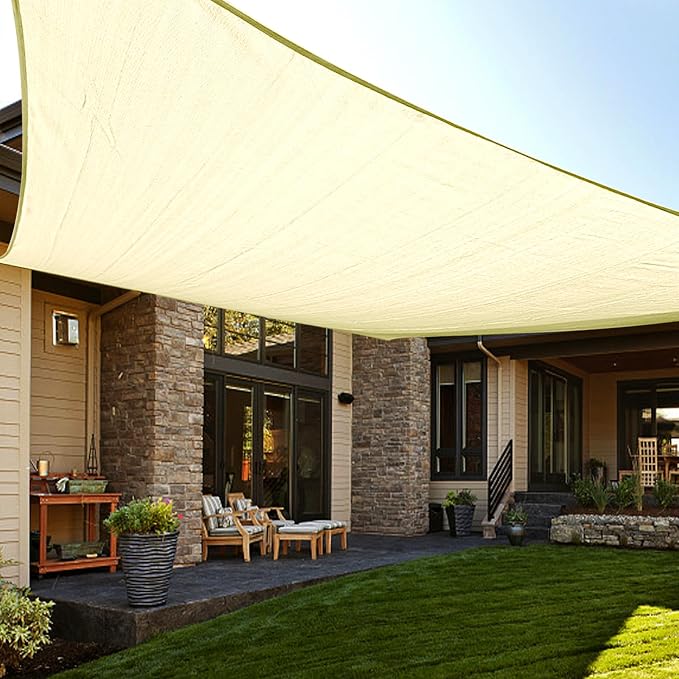 LOVE STORY Custom Size 10' x 18' Sun Shade Sail by LOVESTORY