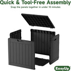 33 Gal Waterproof Outdoor Storage Box UV Resistant Deck Box | Resin storage bin - Image 5