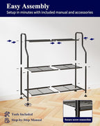 Kitsure 3-Tier Plant Stand Indoor & Outdoor, or Garden, Plant Shelves - Image 6