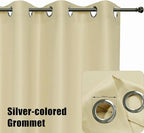 BONZER Outdoor Curtains for Patio Water Resistant | Heavy Privacy Light - Image 3