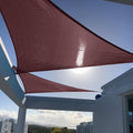 SUNNY GUARD 12' x 12' x 17' Triangle Shade Sail 95% UV Block Outdoor Canopy | by SUNNYGUARD