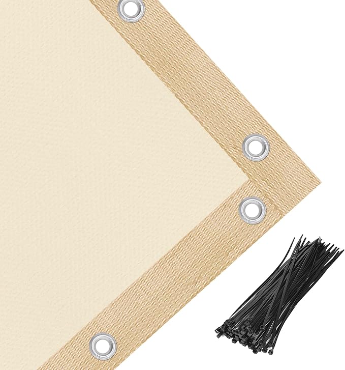 Amagenix 90% Pergola Shade Cover 4' X 15' Sun Shade Cloth - Image 6