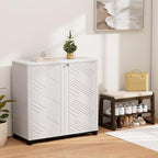 Outdoor Storage Cabinet Waterproof, 60 Gallon Resin Outdoor Storage Shed - Image 6