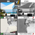 LOVE STORY Custom Size 7' x 7' x 9.9' Sun Shade Sail - Image 7