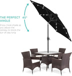 Best Choice Products 7.5ft Solar Umbrella LED Lighted Patio Umbrella, Table - Image 2