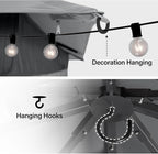 12'x12' Outdoor Gazebo, Heavy Duty Metal Frame Patio Canopy - Image 6