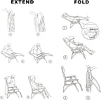 Colegence Oversized Padded Zero Gravity Chair, 400 lb, 0-170° locking recline - Image 6