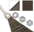 Patio Paradise 12' x 12' x 11'10" Sun Shade Sail Triangle Canopy, Permeable - Image 3