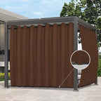 Easy-Going Outdoor Curtains for Patio 1 Panel, 150x108 inch, Weatherproof by Easy-Going
