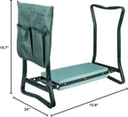 HomGarden Upgraded Folding Garden Kneeler Seat Bench Stool w/Thicken & Widen - Image 3