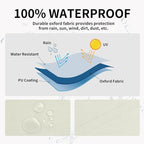 Easy-Going 100% Waterproof Outdoor Curtains 110x84 inch, Gazebo and Pergola 1 - Image 2