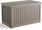 DRATO 280 Gallon Deck Boxes Outdoor Waterproof, Lockable Outdoor Storage Box by DRATOprovidesawarmandcozy