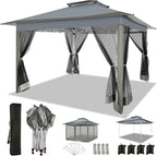 COBIZI 12x12 FT Pop up Gazebo on Clearance Outdoor pop up Canopy Tent, carpas by COBIZI