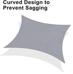 LOVE STORY Custom Size 8' x 9' Sun Shade Sail - Image 6