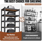 2 Pack Storage Shelves Garage Shelving, Adjustable Garage Shelves, Heavy Duty - Image 6