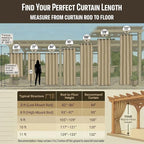 Outdoor Patio Curtain Waterproof Darkening Thermal Insulated Indoor Curtains - Image 3