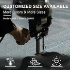 SUNNY GUARD Custom Size 10'x11'x14.9' Butter Cream Sun Shade Sail Triangle UV - Image 8