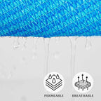 Shade&Beyond Custom Sun Shade Sail 15'x18'x23.4' Triangle Sun Sail Shades Patio - Image 3