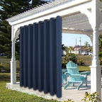 BONZER Outdoor Curtains for Patio Waterproof Thick | Privacy Wide Grommet Light - Image 7
