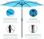 Best Choice Products 10ft Outdoor Patio Umbrella, Outdoor Table Umbrella - Image 5