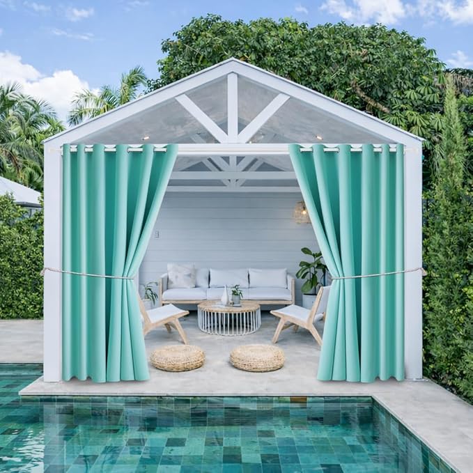 Waterproof Outdoor Curtain W84 x L120 by DivaenCamino