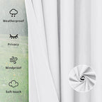 Easy-Going Outdoor Curtains for Patio 1 Panel, 150x84 inch, Weatherproof - Image 6