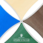 Royal Shade 10' x 19' Custom Size Green Rectangle Sunshade Sail - Image 9