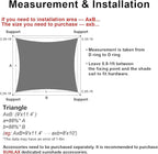 Sun Shade Sail 12'x14' Sand Rectangle Shade Cover Custom Size | 95% UV Block - Image 2