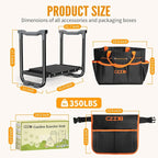 CZZXI Garden Kneeler and Seat, Wider and Thicker Kneeling Pad | Heavy Duty - Image 3