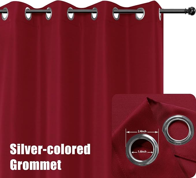 BONZER Wide Waterproof Outdoor Curtains - Image 2