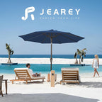 JEAREY 9FT Outdoor Patio Umbrella, Market Umbrella - Image 6