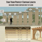 DIVA EN CAMINO DEC Outdoor Patio Curtain Waterproof Darkening Thermal Insulated - Image 3