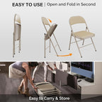 VINGLI 10 Pack Folding Chairs - Image 6