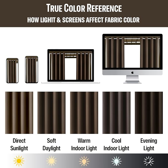 Waterproof Outdoor Curtain W52 x L84 - Image 6