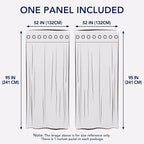 PureFit Outdoor Curtains for Patio Waterproof Weatherproof Outside Curtains | - Image 6