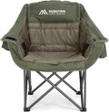Oversized Camping Chair, Padded Camping Chairs Support 450LBS by Huskfirm