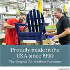 POLYWOOD® Presidential Rocking Chair in Sunset Red - Image 8